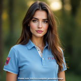 2024 Sydney International Three Day Event Light Blue Polo Shirt