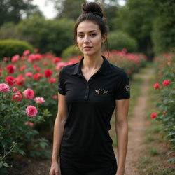 2025 Grand National Black Polo Shirt