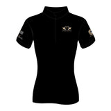 2025 Grand National Black Zip Polo Shirt